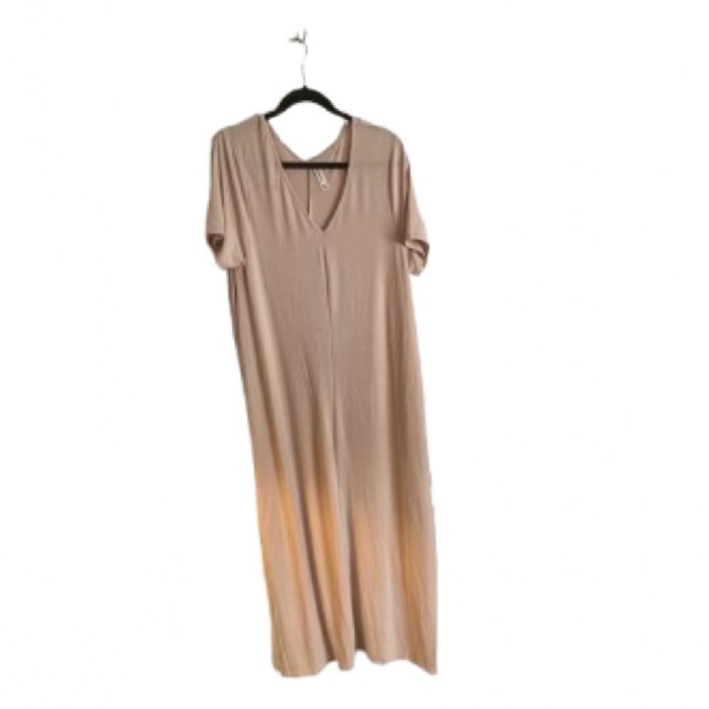 EUC Zenana Beige Maxi Dress - Size XL